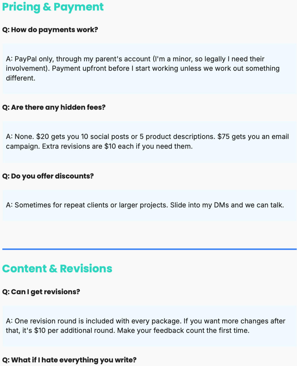 Social Media Captions